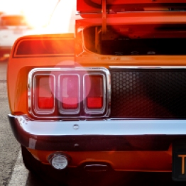 Classic 1970 Mustang Orange